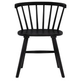 Hamlyn Black 5-piece Round Wood Dining Set by Coaster at Eve Furniture