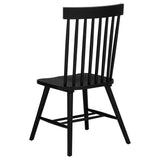 Hamlyn Black 5-piece Round Wood Dining Set by Coaster at Eve Furniture