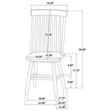 Hamlyn Black 5-piece Round Wood Dining Set by Coaster at Eve Furniture