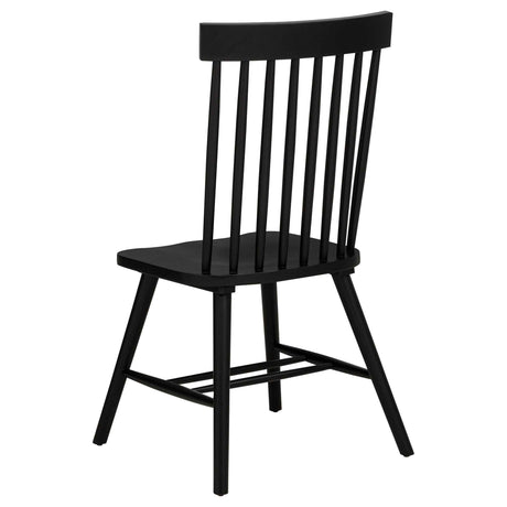 Hamlyn Black 5-piece Round Wood Dining Set by Coaster at Eve Furniture