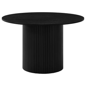 Hamlyn Black 5-piece Round Wood Dining Set by Coaster at Eve Furniture