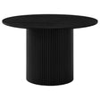 Hamlyn Black 5-piece Round Wood Dining Set by Coaster at Eve Furniture