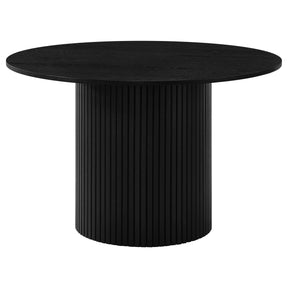 Hamlyn Black 5-piece Round Wood Dining Set by Coaster at Eve Furniture