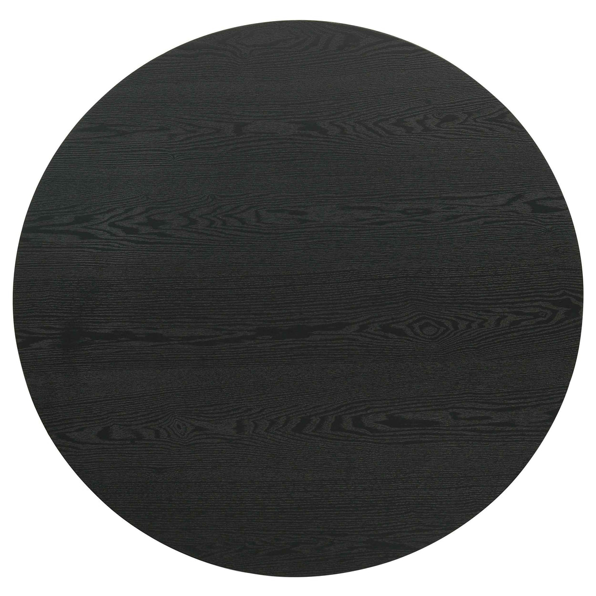 Hamlyn Black Round Fluted Occasional Cocktail Coffee Table by Coaster at Eve Furniture