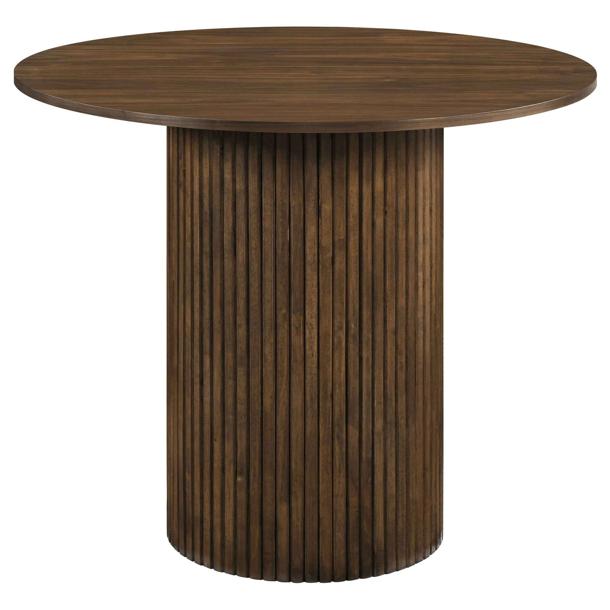 Hamlyn Black/Walnut 5-piece Round Wood Counter Height Dining Set by Coaster at Eve Furniture