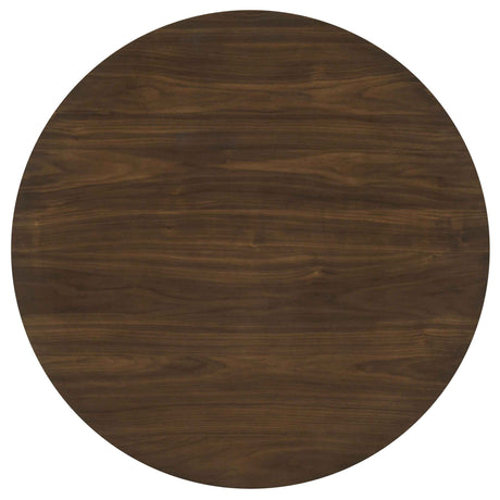 Hamlyn Cream/Walnut 5-piece Round Wood Counter Height Dining Set by Coaster at Eve Furniture