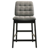 Hamlyn Grey/Black 5-piece Round Wood Counter Height Dining Set by Coaster at Eve Furniture