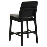 Hamlyn Grey/Black 5-piece Round Wood Counter Height Dining Set by Coaster at Eve Furniture