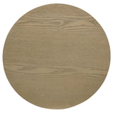 Hamlyn Natural Oak 3-piece Round Fluted Coffee and End Table Set by Coaster at Eve Furniture