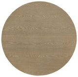 Hamlyn Natural Oak Round Fluted Occasional Cocktail Coffee Table by Coaster at Eve Furniture