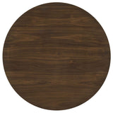 Hamlyn Walnut 43-inch Round Wood Counter Height Dining Table by Coaster at Eve Furniture