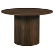 Hamlyn Walnut 5-piece Round Wood Dining Set by Coaster at Eve Furniture