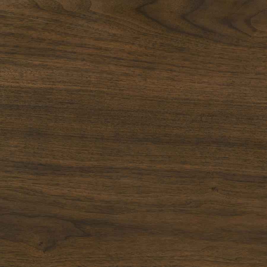 Hamlyn Walnut Round Fluted Occasional Side End Table by Coaster at Eve Furniture
