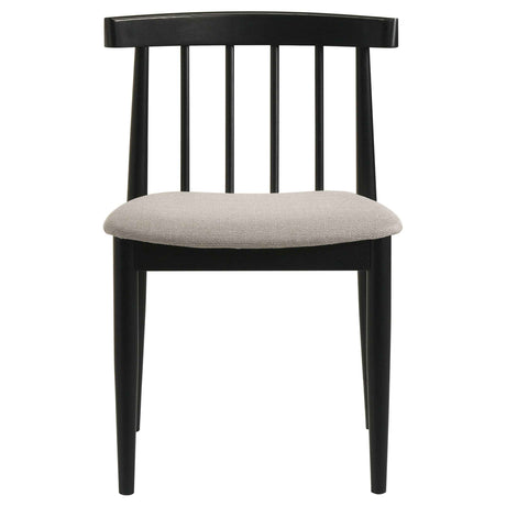 Hamlyn Wheat/Black 5-piece Round Wood Dining Set by Coaster at Eve Furniture