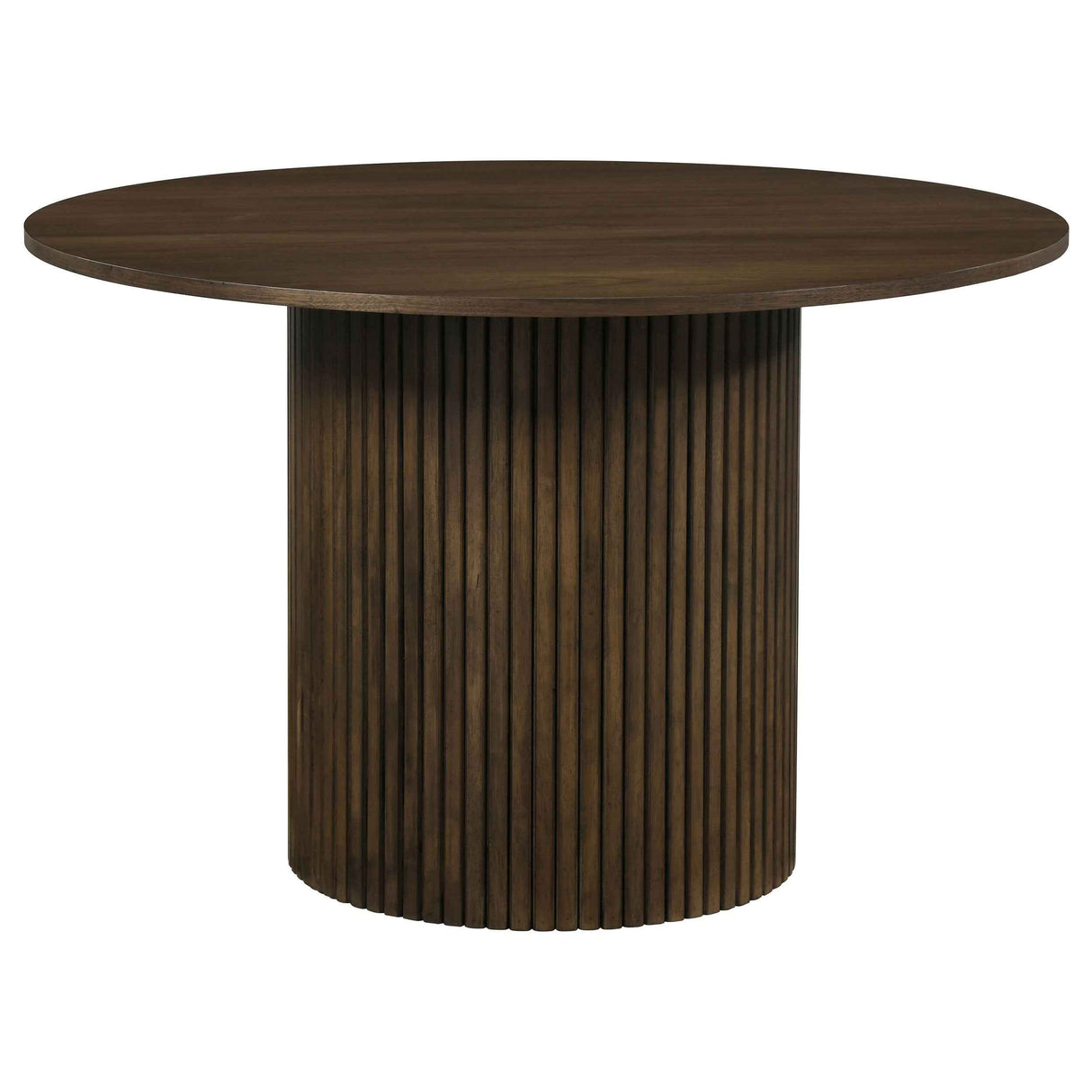 Hamlyn Wheat/Walnut 5-piece Round Wood Dining Set by Coaster at Eve Furniture