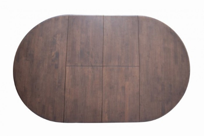 Hammel Rich Walnut 7-Piece Dining Room Set by Furniture of America at Eve Furniture