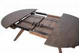 Hammel Rich Walnut 7-Piece Dining Room Set by Furniture of America at Eve Furniture