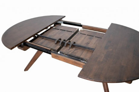 Hammel Rich Walnut 7-Piece Dining Room Set by Furniture of America at Eve Furniture