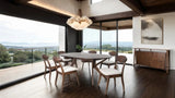 Hammel Rich Walnut 7-Piece Dining Room Set by Furniture of America at Eve Furniture
