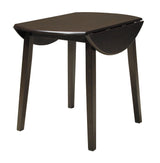 Hammis Dark Brown 3-Piece Round Drop Leaf Table Set by Ashley at Eve Furniture