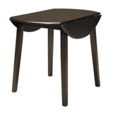 Hammis Dark Brown 5-Piece Round Drop Leaf Table Set by Ashley at Eve Furniture