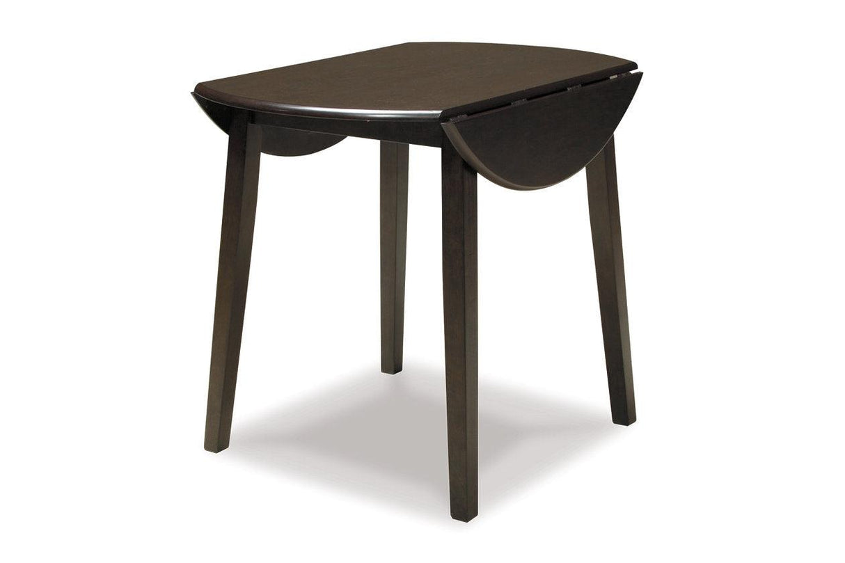 Hammis Dark Brown Dining Drop Leaf Table by Ashley at Eve Furniture