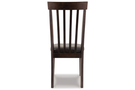 Hammis Dark Brown Dining Chair, Set of 2 by Ashley at Eve Furniture