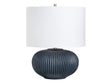 Hamptons Blue Table Lamp by Crestview at Eve Furniture