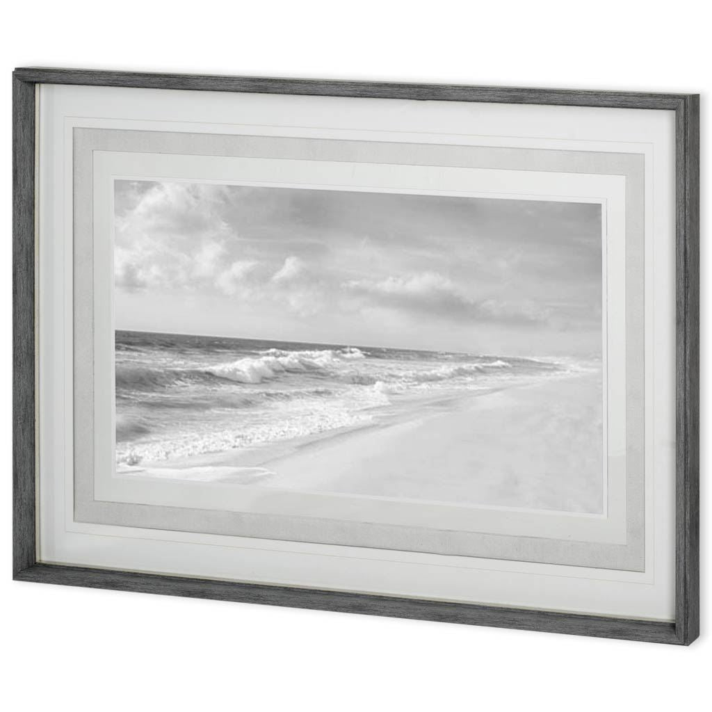 Hamptons V by James McLoughlin a Hand Embellished Textured Framed Photo Art Print Matted under Glass by Mercana at Eve Furniture