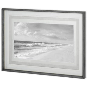 Hamptons V by James McLoughlin a Hand Embellished Textured Framed Photo Art Print Matted under Glass by Mercana at Eve Furniture