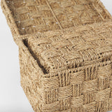 Hanalei Set of 2 Seagrass Boxes with Lids by Mercana at Eve Furniture