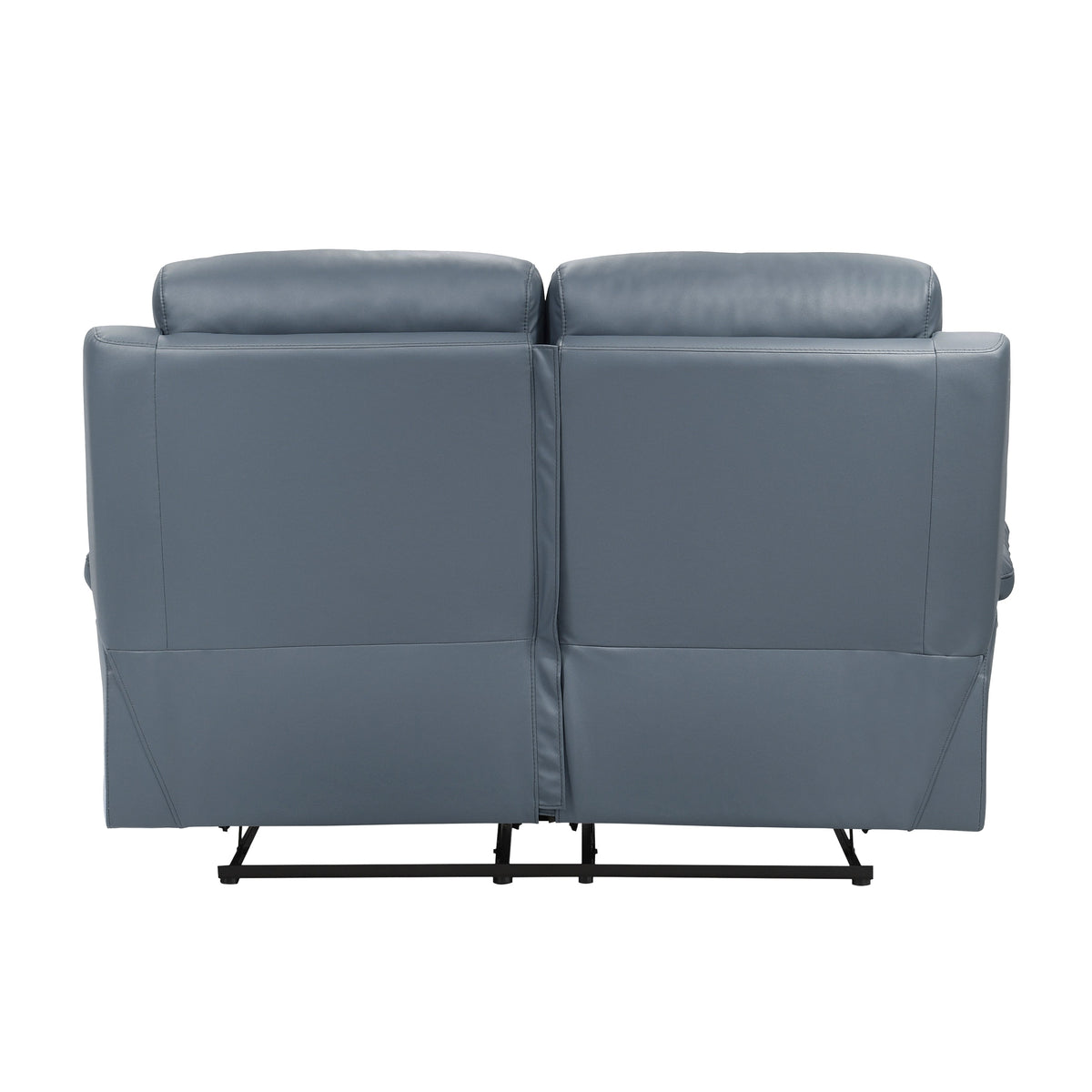 Hancock Blue 2-Piece Double Reclining Set by Homelegance at Eve Furniture
