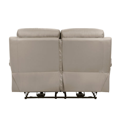 Hancock Latte Leather Power Double Reclining Living Room Set by Homelegance at Eve Furniture