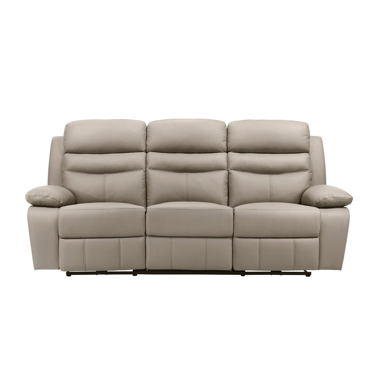 Hancock Latte Leather Power Double Reclining Living Room Set by Homelegance at Eve Furniture