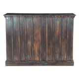 Hand Carved Bookshelf in Antique Teal by Home Trends & Design at Eve Furniture
