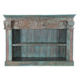 Hand Carved Bookshelf in Antique Teal by Home Trends & Design at Eve Furniture