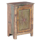 Hand Carved Wood Bedside Almirah Cabinet by Home Trends & Design at Eve Furniture