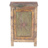 Hand Carved Wood Bedside Almirah Cabinet by Home Trends & Design at Eve Furniture