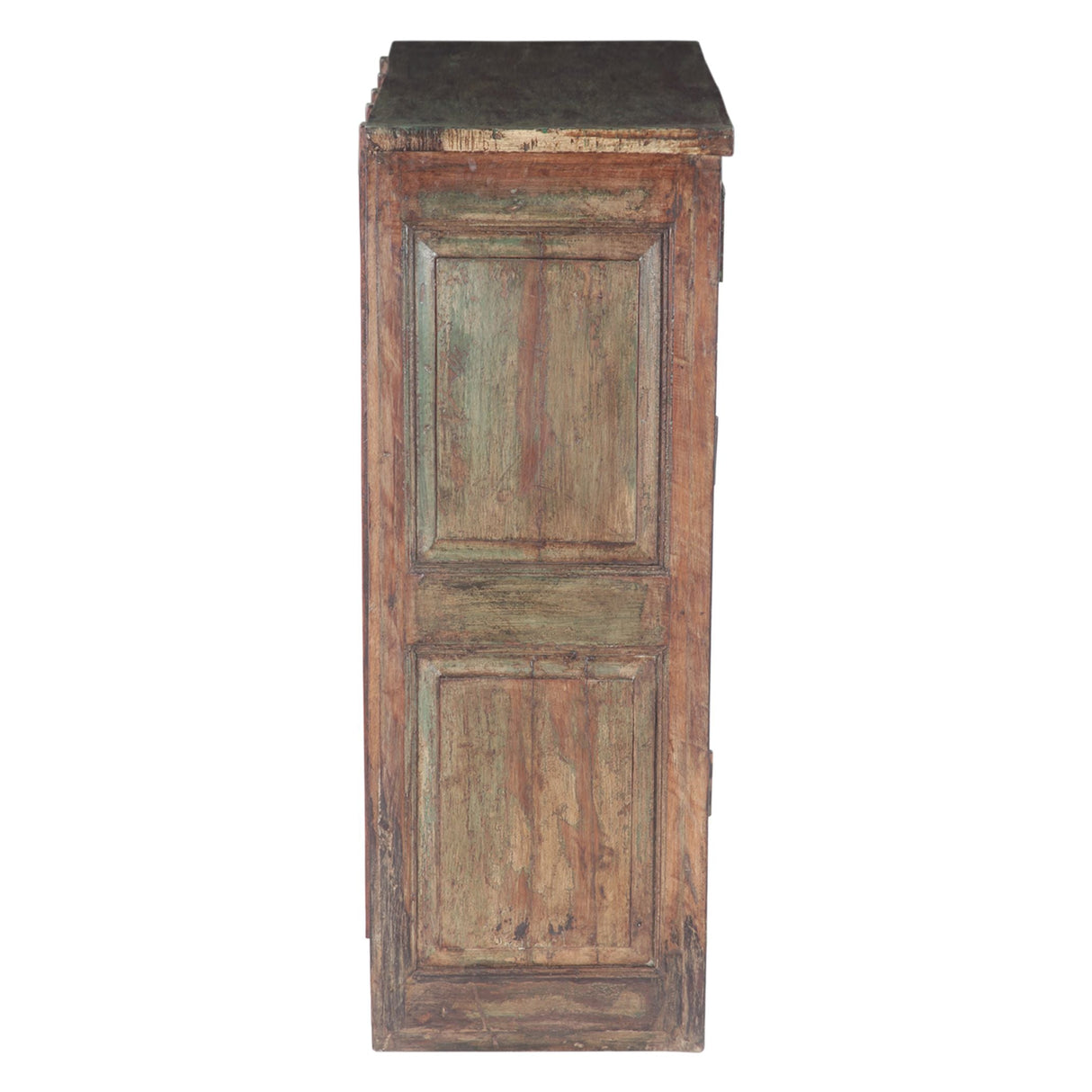 Hand Carved Wood Cabinet with Two Drawers and Two Doors by Home Trends & Design at Eve Furniture