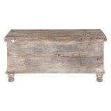 Hand Carved Wood Coffee Table with Built In Storage by Home Trends & Design at Eve Furniture