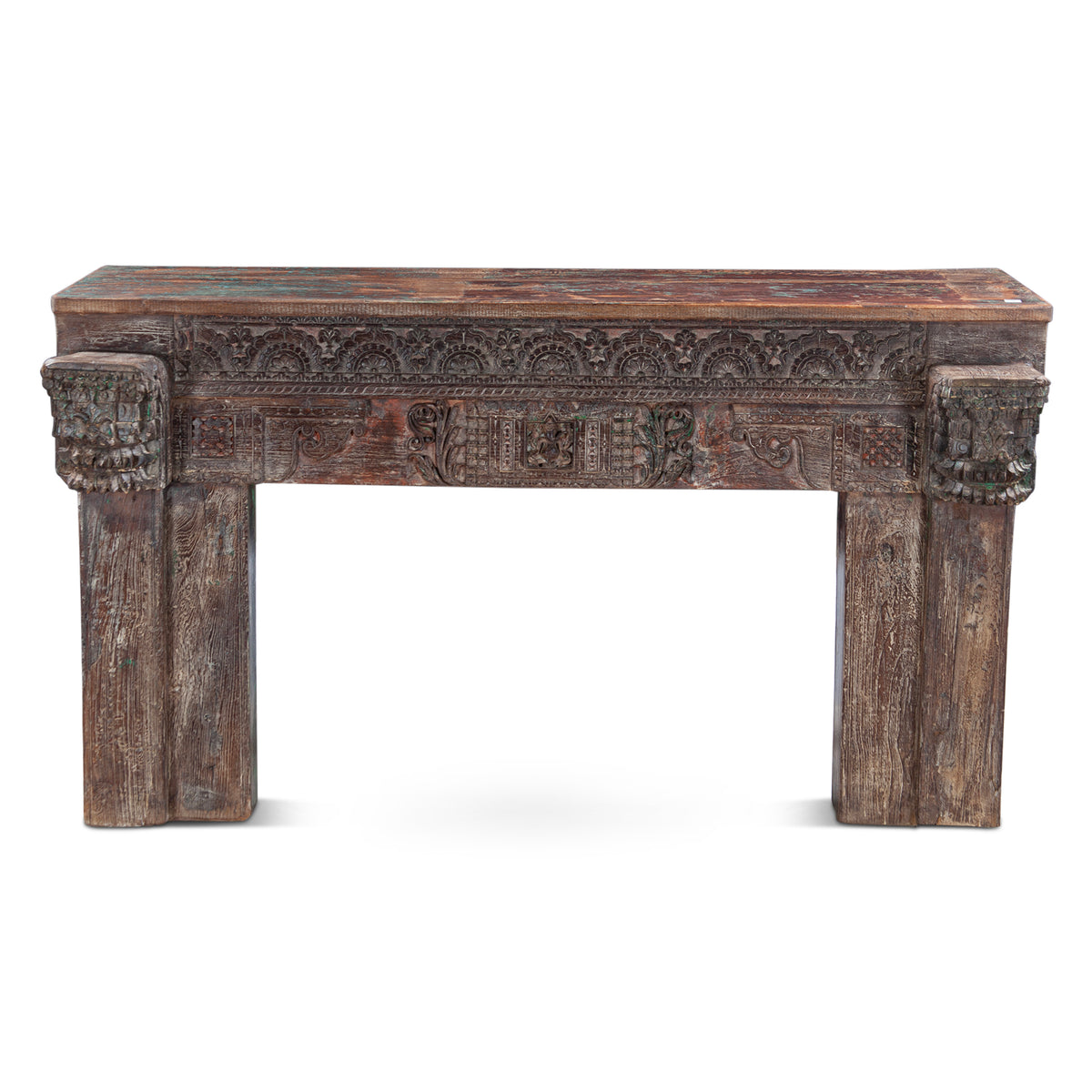 Hand Carved Wood Console Table by Home Trends & Design at Eve Furniture