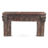 Hand Carved Wood Console Table by Home Trends & Design at Eve Furniture