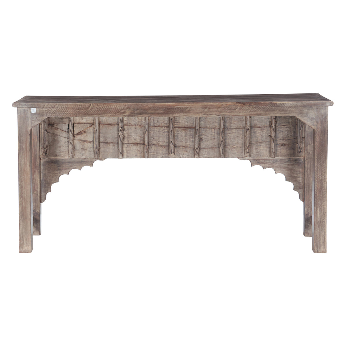 Hand Carved Wood Door Console Table by Home Trends & Design at Eve Furniture