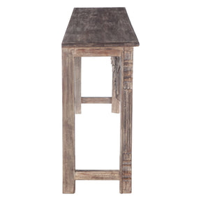 Hand Carved Wood Door Console Table by Home Trends & Design at Eve Furniture