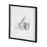 Hand Signs I by Jennifer Paxton Parker a Framed Art Print Matted under Glass by Mercana at Eve Furniture