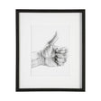 Hand Signs I by Jennifer Paxton Parker a Framed Art Print Matted under Glass by Mercana at Eve Furniture
