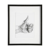 Hand Signs I by Jennifer Paxton Parker a Framed Art Print Matted under Glass by Mercana at Eve Furniture