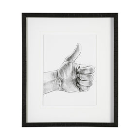 Hand Signs I by Jennifer Paxton Parker a Framed Art Print Matted under Glass by Mercana at Eve Furniture