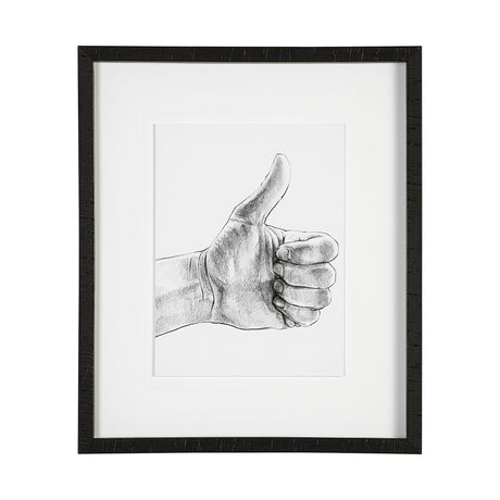 Hand Signs I by Jennifer Paxton Parker a Framed Art Print Matted under Glass by Mercana at Eve Furniture