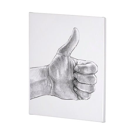 Hand Signs I by Jennifer Paxton Parker a Hand Embellished Textured Canvas by Mercana at Eve Furniture